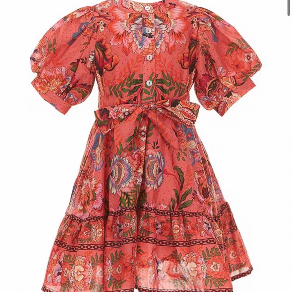 A LOVES A "Bubble Sleeve dress in Coral" NWT